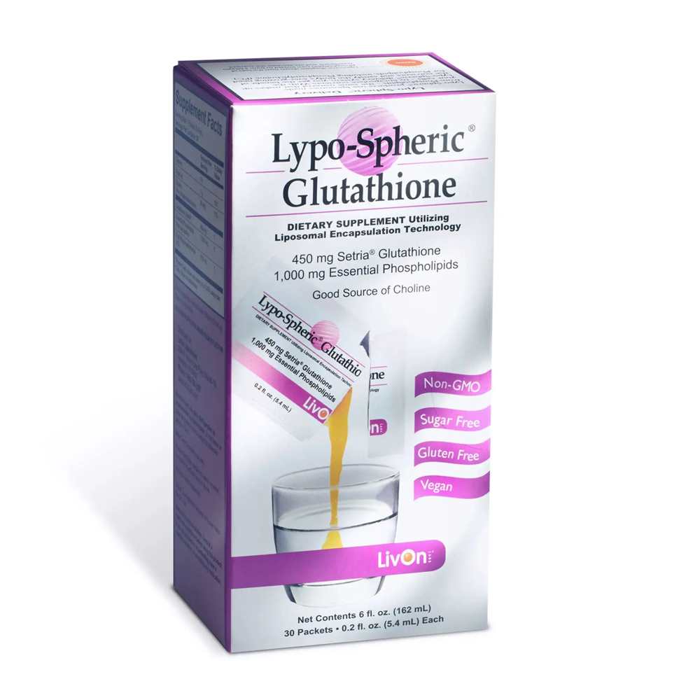 Lypo-Spheric Glutathione Liposomal Supplement – 30 Packets