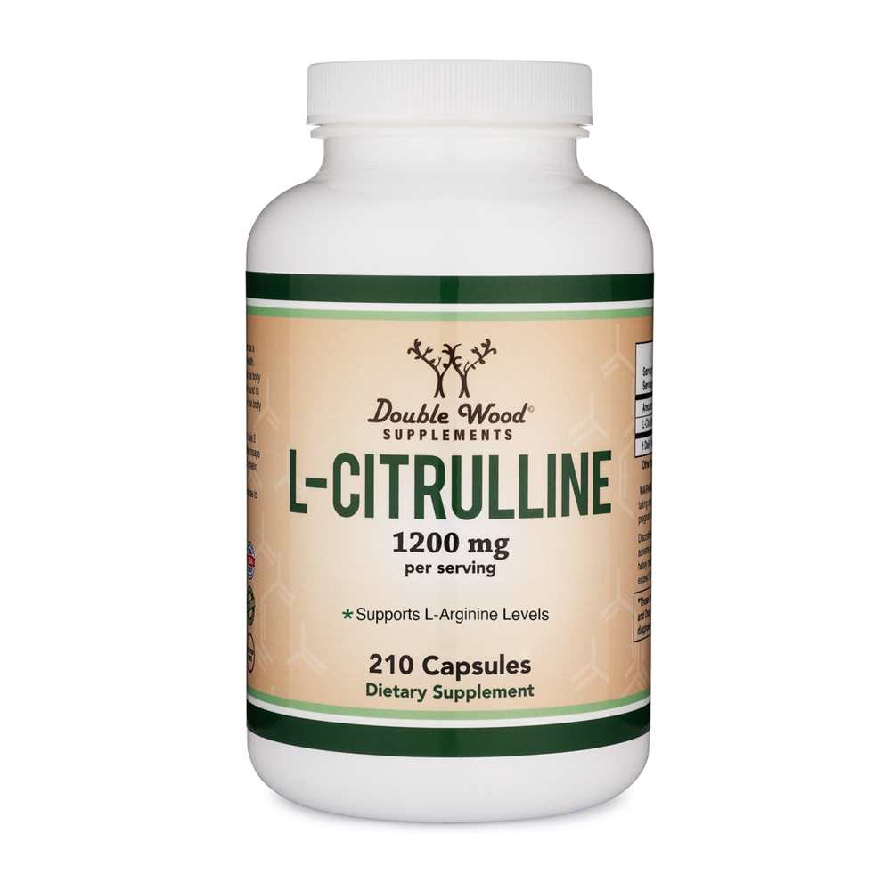 Double Wood L-Citrulline – 1200 Mg – 210 Capsules