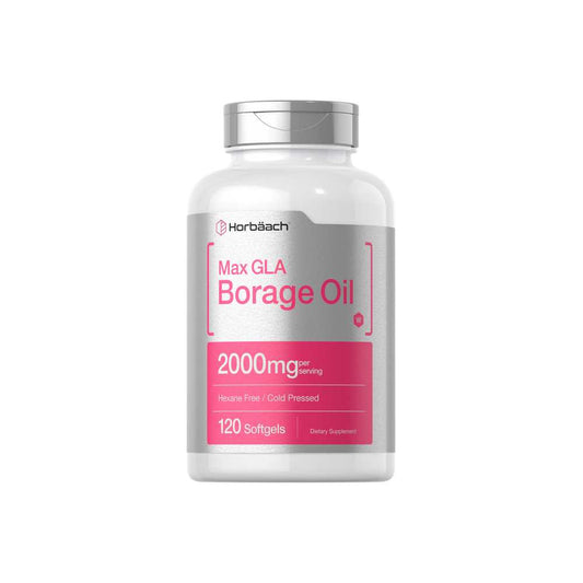 Horbäach Borage Oil 2000mg per Serving | 120 Softgels