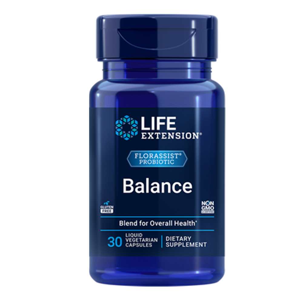 Life Extension Florassist® Probiotic Balance – 30 Liquid Vegetarian Capsules