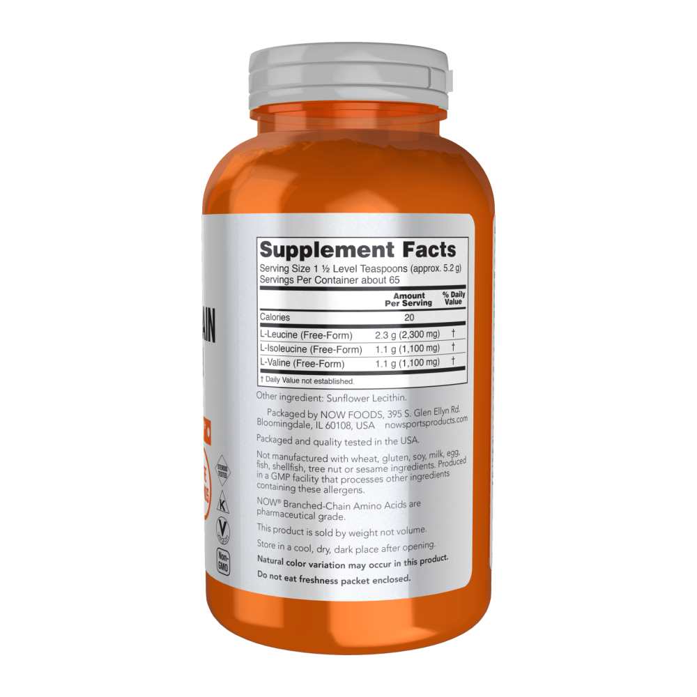 Now Sports Branched Chain Amino Acid Powder 340g