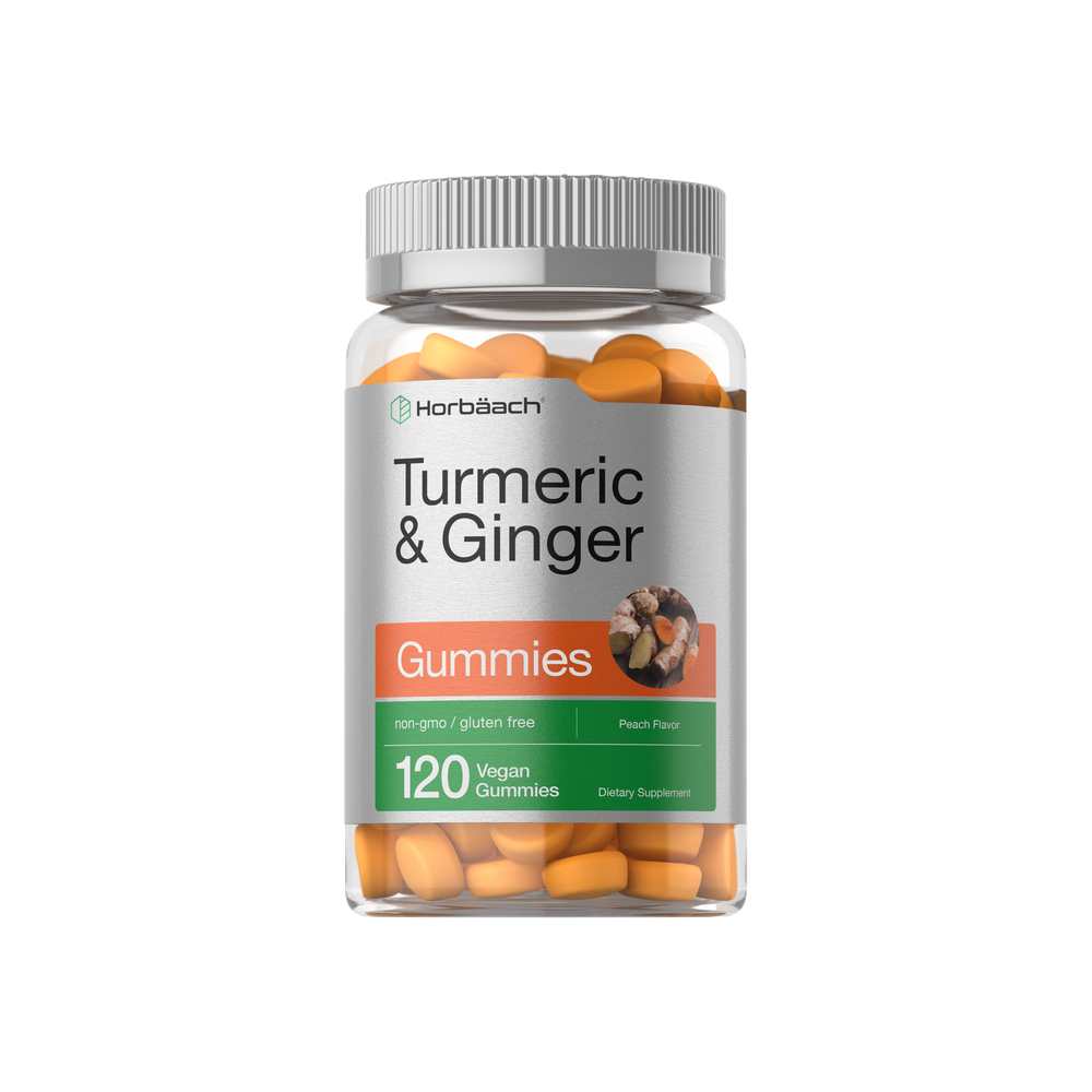 Horbäach Turmeric Curcumin with Ginger | 70 Gummies