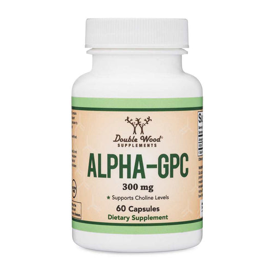 Double Wood Supplements Alpha-Gpc – 60 Capsules for Mental Clarity