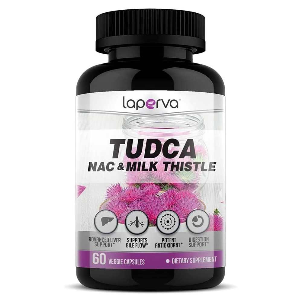 Laperva TUDCA, NAC and MILK THISTLE 60 caps