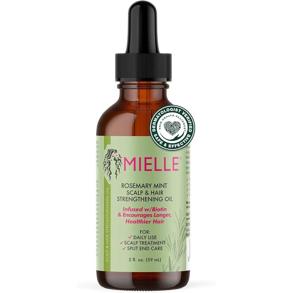 Mielle Rosemary Mint Scalp & Hair Strengthening Oil – Infused with Biotin – 59ml