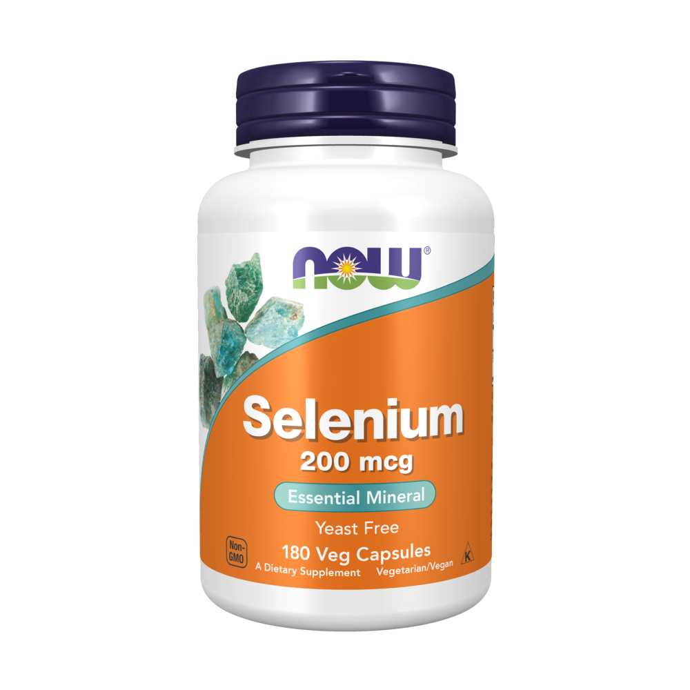 Now Foods Selenium 200 Mcg – Yeast-Free Essential Mineral – 90 Veg Capsules