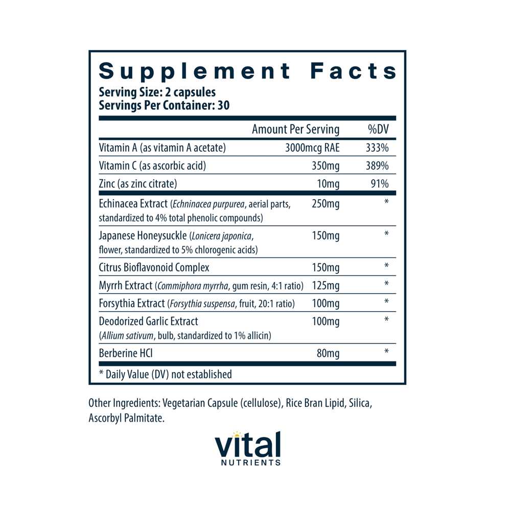 Vital Nutrients Herbal Biotic 60 Caps