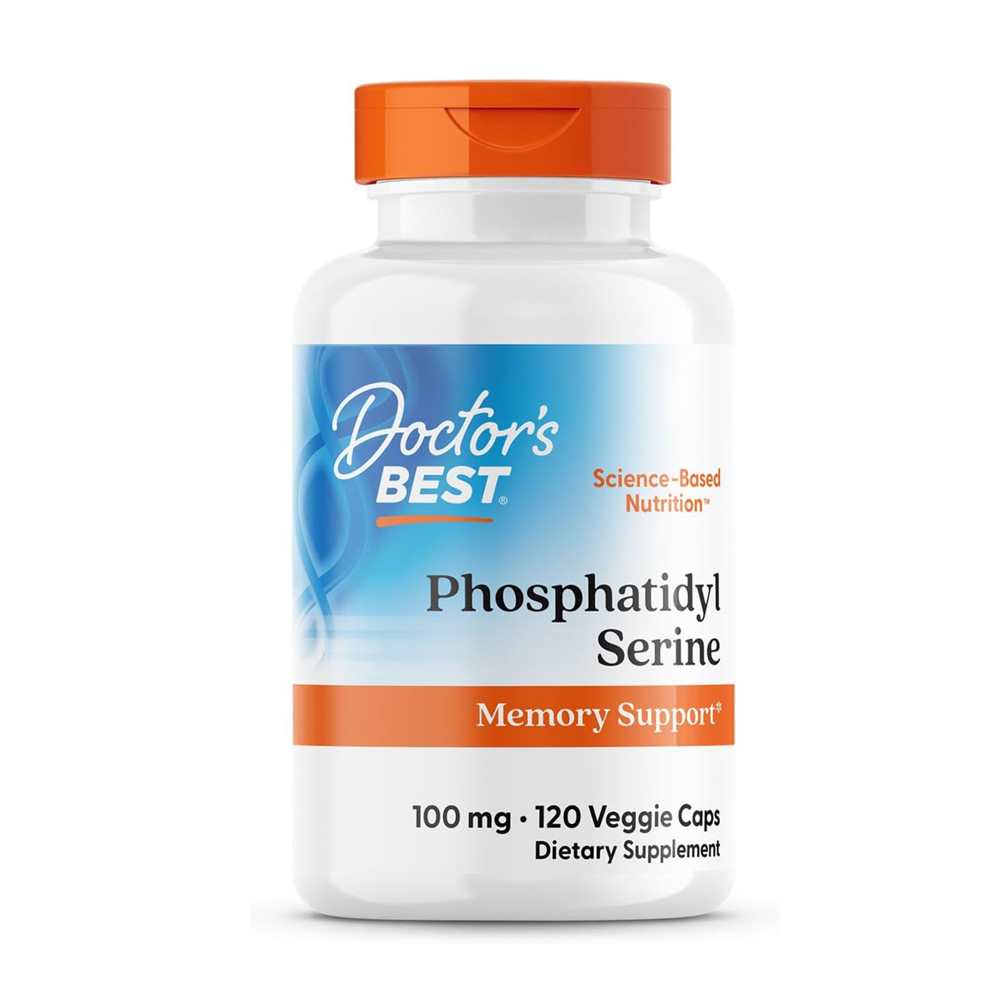 Doctor's Best Phosphatidylserine with Serin Aid, 100 Mg, 120 Veggie Caps