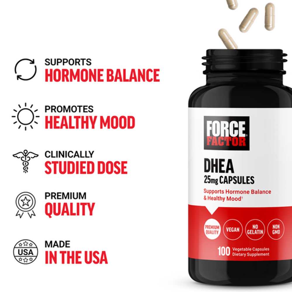 Force Factor DHEA – 100 Capsules