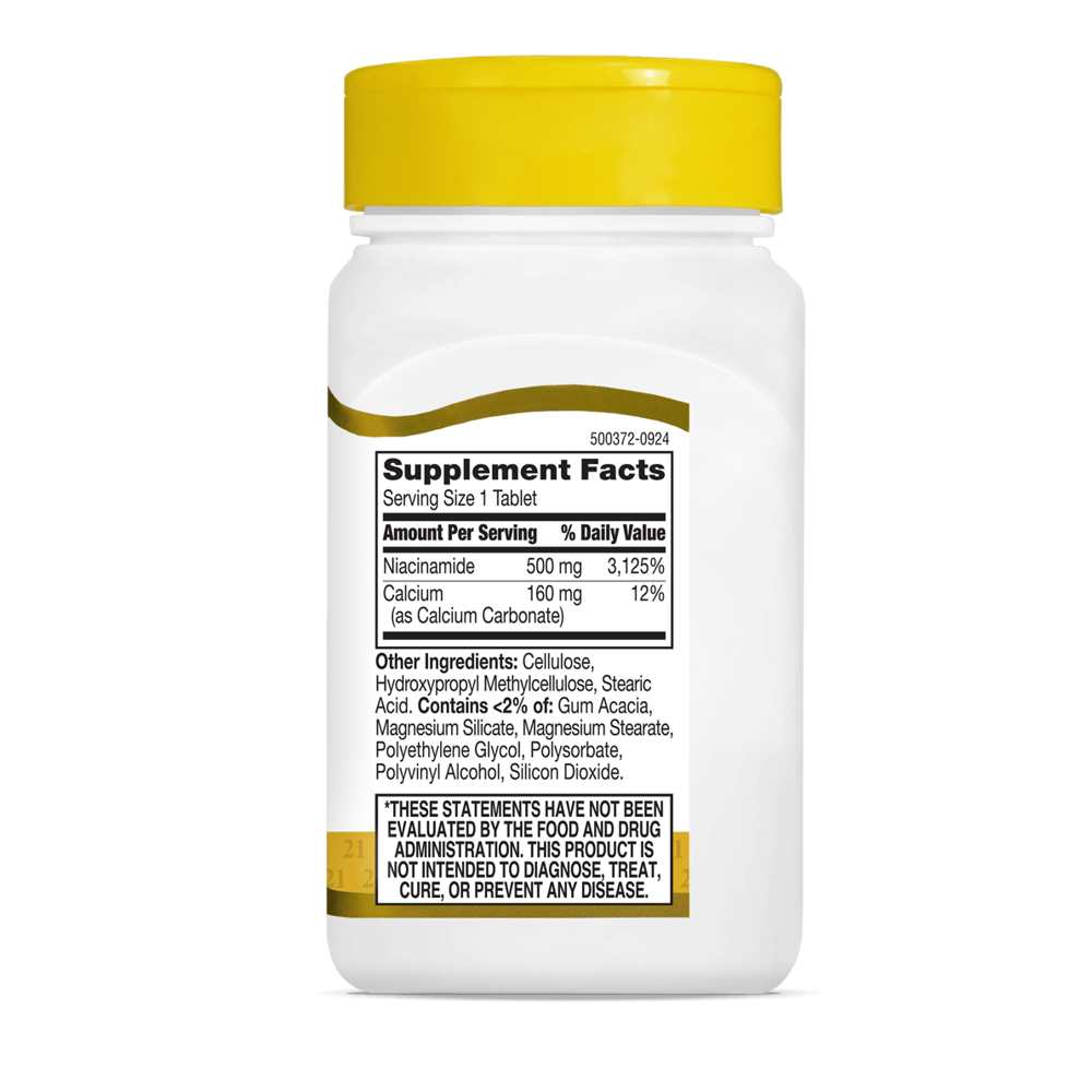 21st Century Niacinamide 500 Mg 110 Tabs