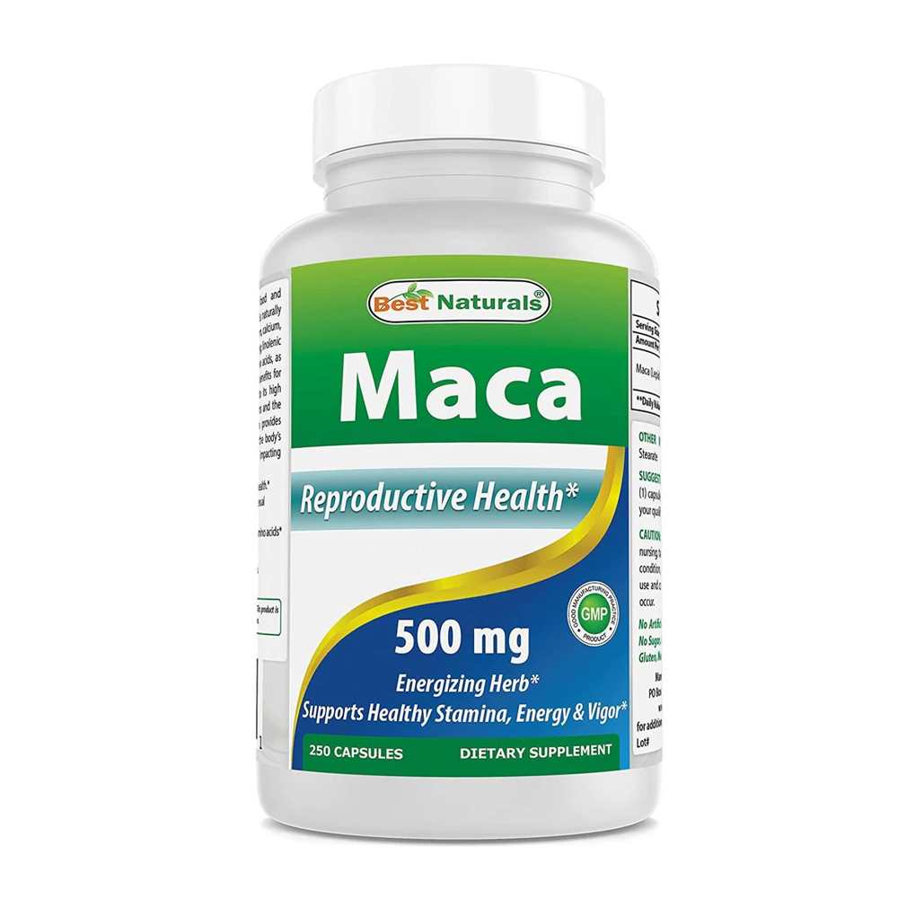 Best Naturals Maca 500 mg 250 Capsules