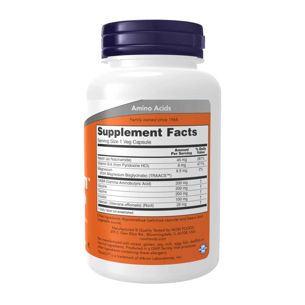 Now Foods True Calm – Neurotransmitter Support & Relaxed Mood – 90 Veg Capsules