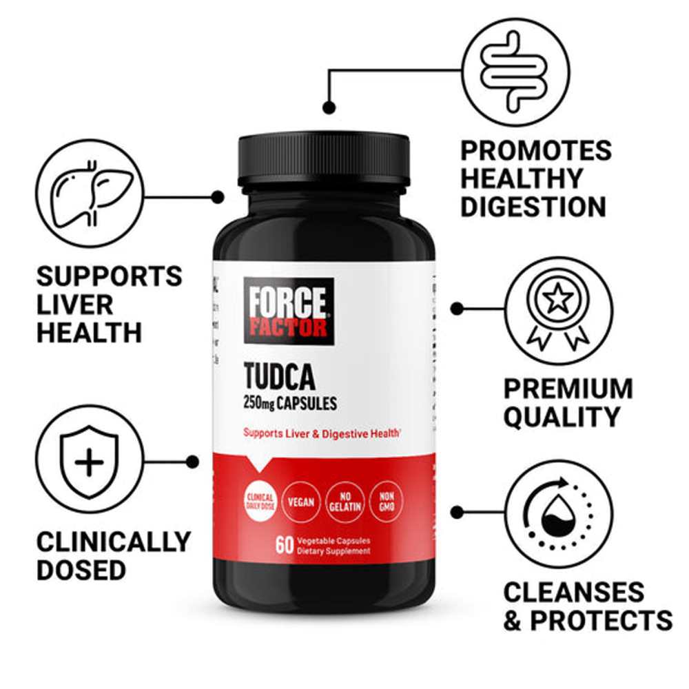 Force Factor TUDCA – 60 Capsules
