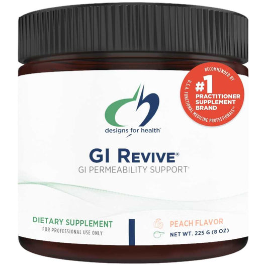 Designs for Health Gi Revive  – Peach Flavored Powder 225g