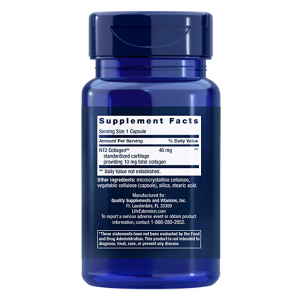 Life Extension Nt2 Collagen™ 40 Mg, 60 Small Capsules