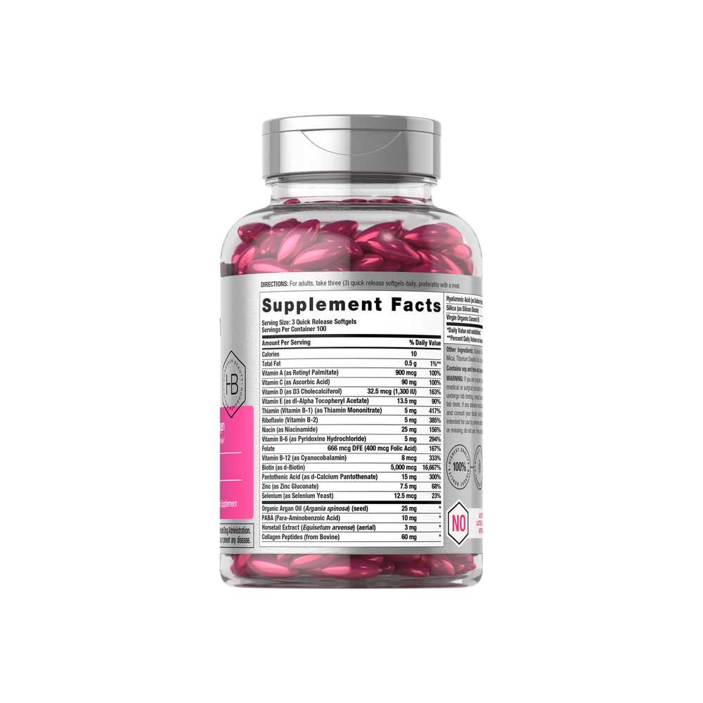 Horbäach Hair Skin & Nails | 300 Softgels