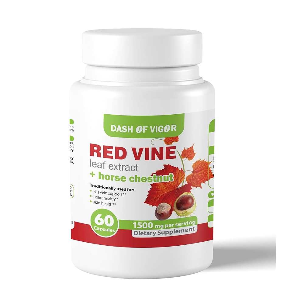 Dash of Vigor Red Vine Leaf Extract 60 Caps