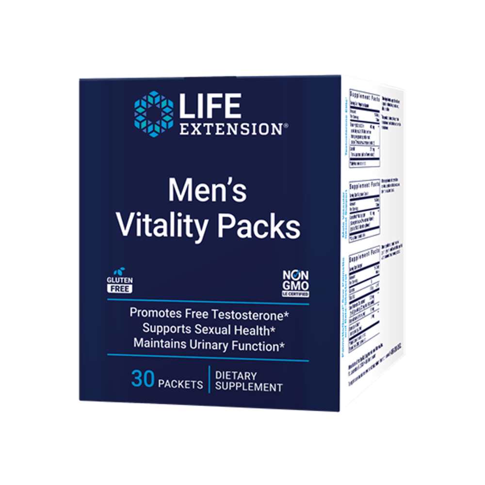 Life Extension Men's Vitality Packs 30 Packets