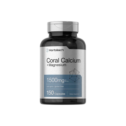 Horbäach Coral Calcium 1500mg per Serving | 150 Capsules