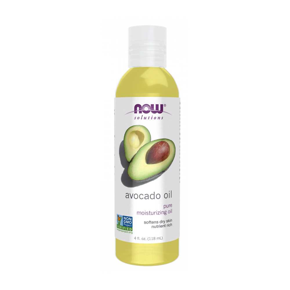 Now Foods Avocado Oil – 100% Pure & Nourishing – Moisturizing Oil for Skin & Hair – 118 M L