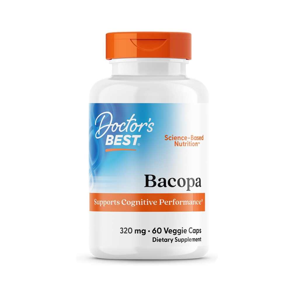 Doctor's Best Bacopa with Synapsa, 320 Mg, 60 Veggie Caps