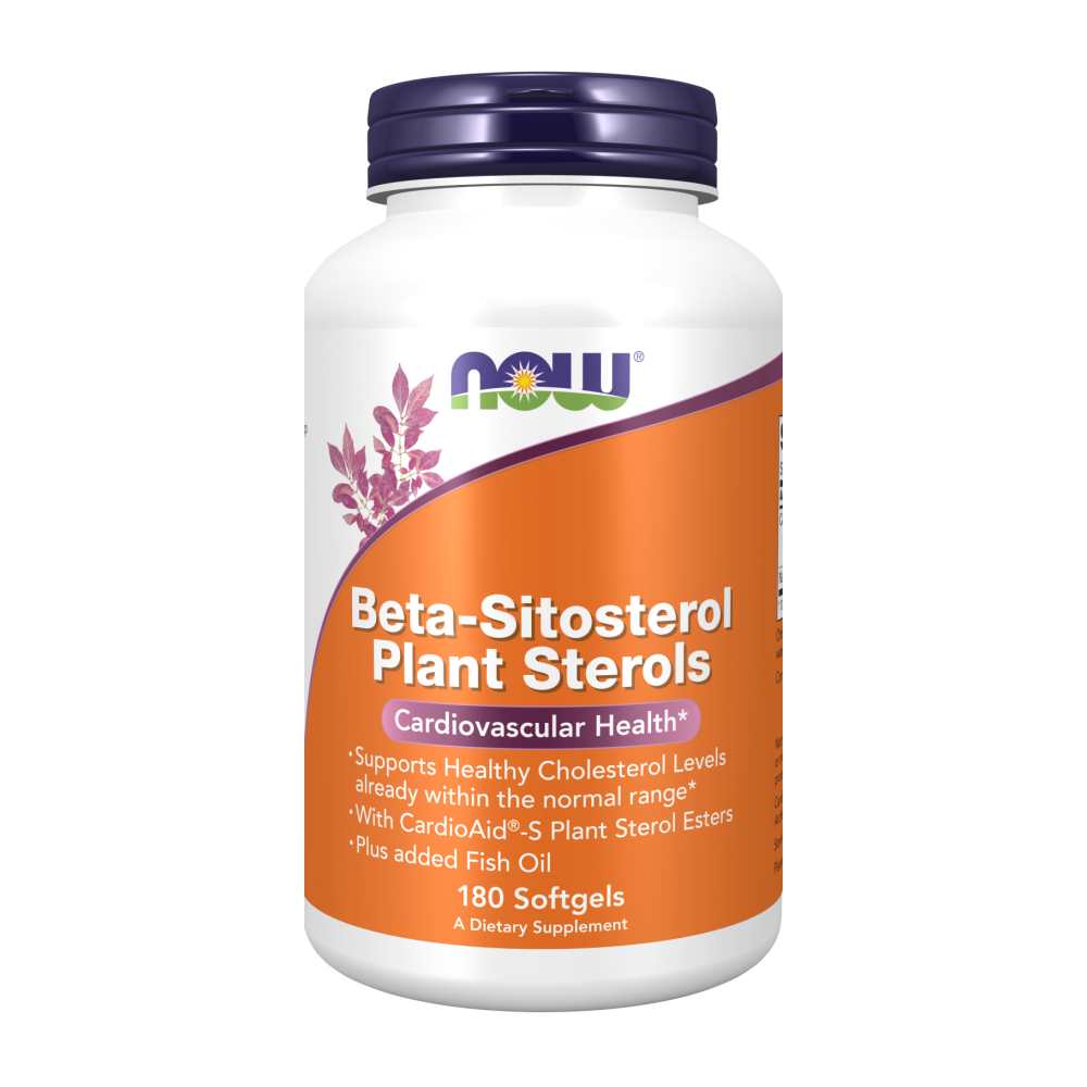 Now Foods Beta-Sitosterol Plant Sterols – Supports Heart & Cholesterol Health – 90 Softgels