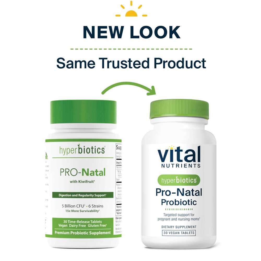 Vital Nutrients Hyperbiotics Pro-Natal Probiotic 30 Tabs