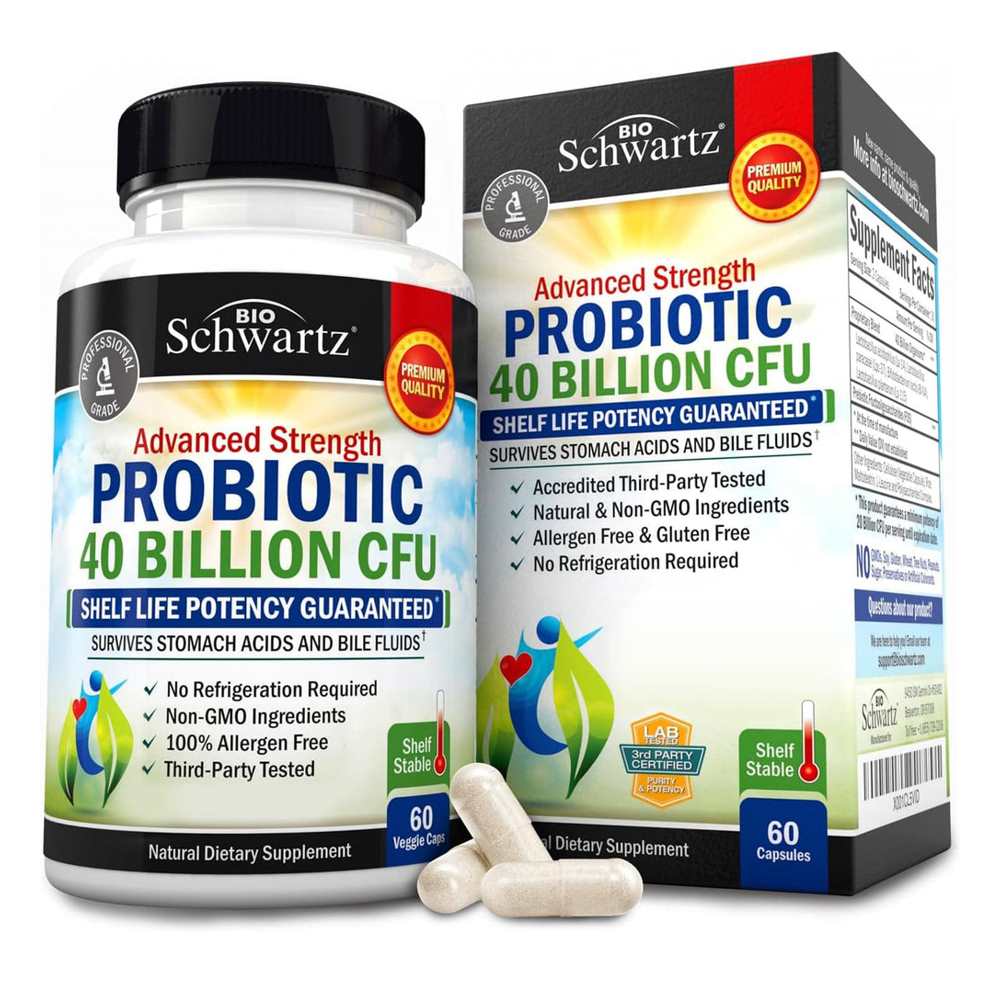 Bio Schwartz Probiotics 40 Billion Cfu – 60 Capsules