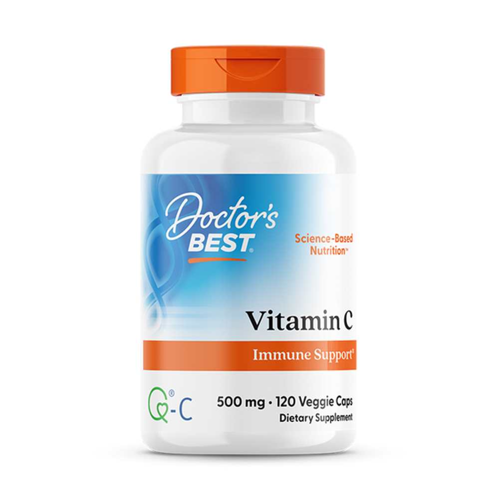 Doctor's Best Vitamin C with Q-C 500mg Veggie Caps 120 Count