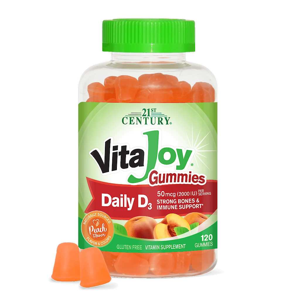 21st Century Vita Joy® Daily D3 50 Mcg 120 Gummies