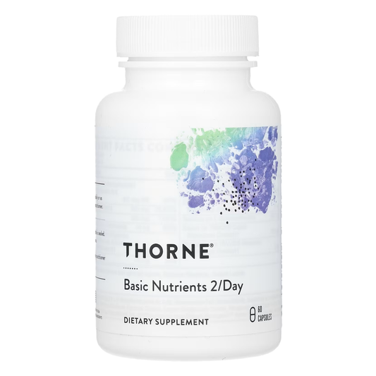 Thorne Basic Nutrients 2/Day - Multivitamin & Mineral Supplement - 60 Capsules