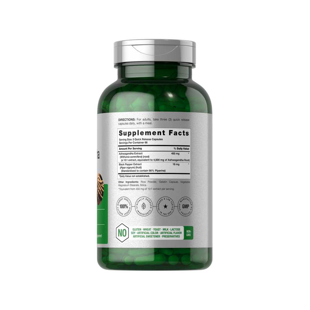 Horbäach Ashwagandha | 200 Capsules
