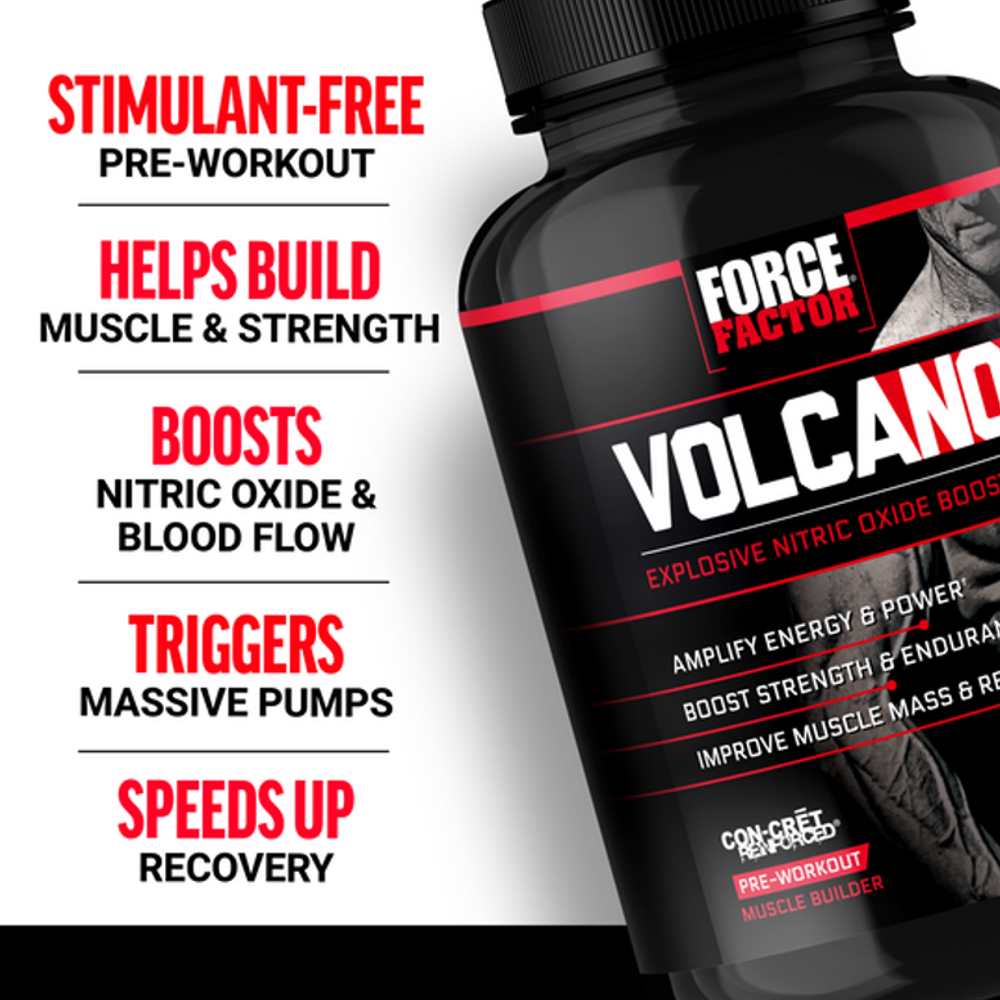 Force Factor Volca No – 120 Capsules