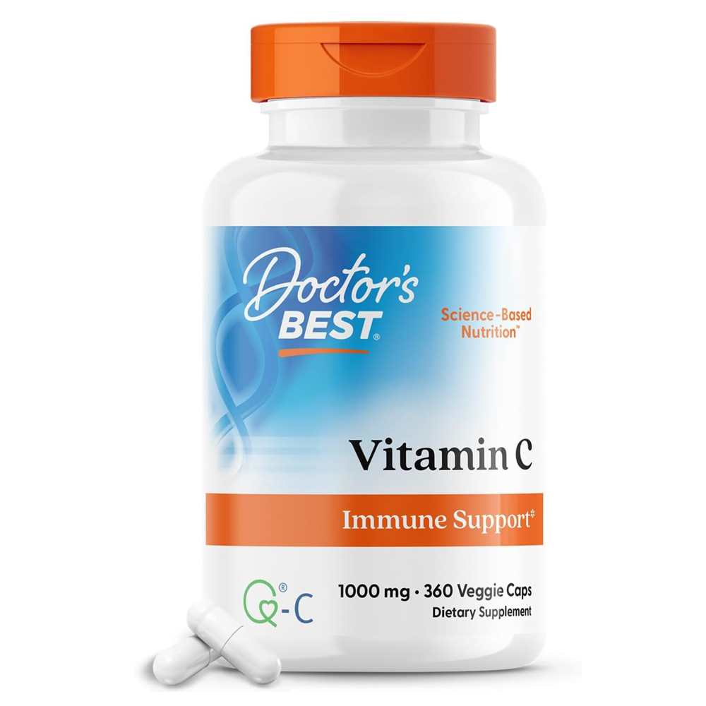 Doctor's Best Vitamin C with Q-C 1000mg Veggie Caps 360 Count