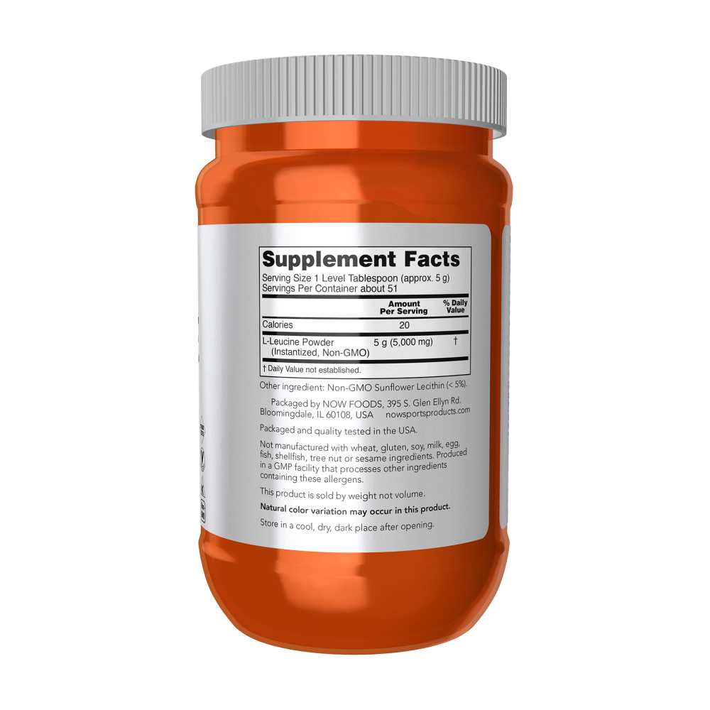 Now Sports L-Leucine Powder 255g