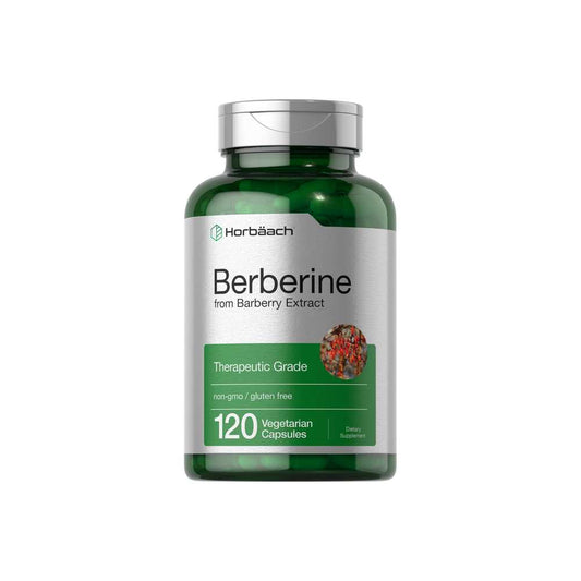Horbäach Berberine 500mg (barberry Extract) | 120 Capsules