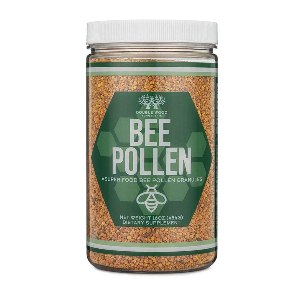Double Wood Supplements – Bee Pollen Granules | Natural Superfood | Net Wt. 16 Oz (456g)