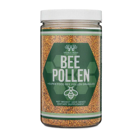 Double Wood Supplements – Bee Pollen Granules | Natural Superfood | Net Wt. 16 Oz (456g)