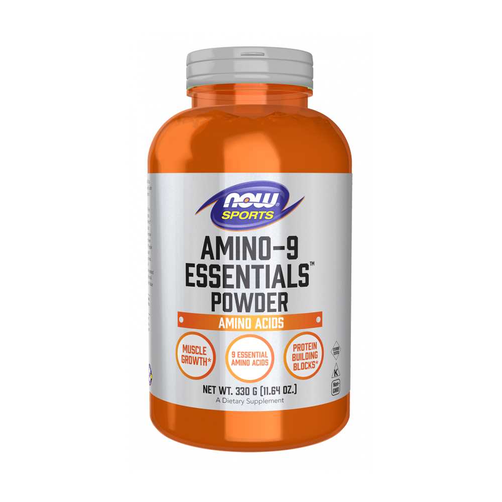 Now Sports Amino-9 Essentials™ – Essential Amino Acid Blend Powder – 330g