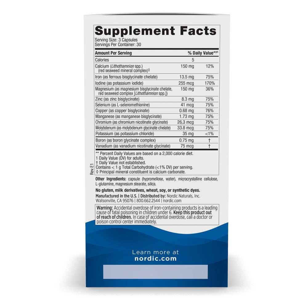 Nordic Naturals Multi Minerals – 90 Capsules