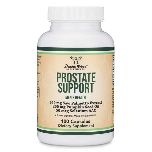 Double Wood Prostate Support – 120 Capsules – Men’s Health Formula