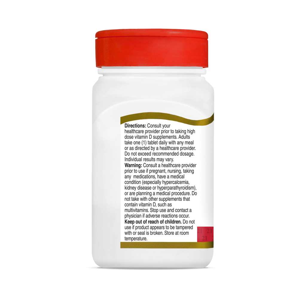 21st Century Vitamin D3 250 Mcg (10,000 Iu) 110 Tabs