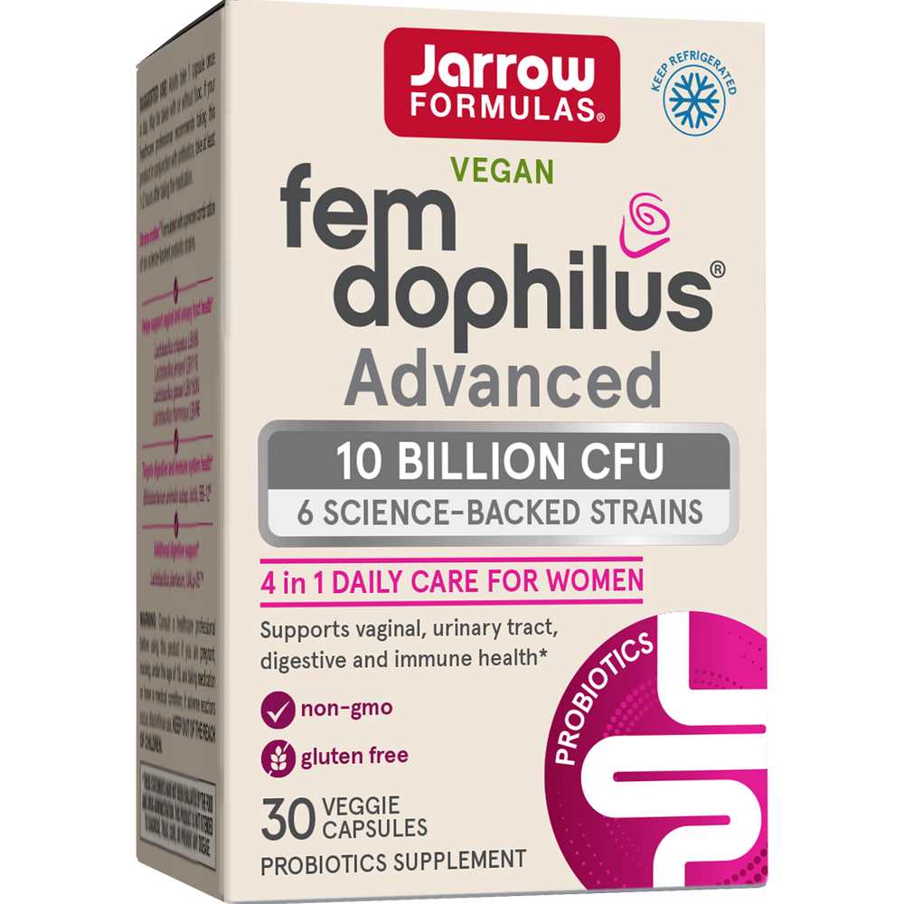 Jarrow Formulas Fem-Dophilus® Advanced - 10 Billion Cfu (refrigerated) 30 Caps