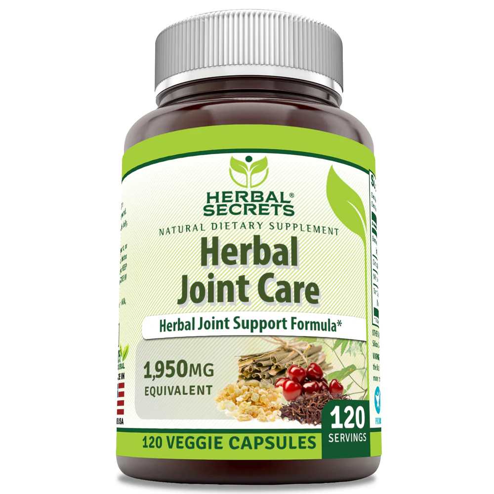 Herbal Secrets Herbal Joint Care 1950 Mg per Serving 120 Veggie Capsules