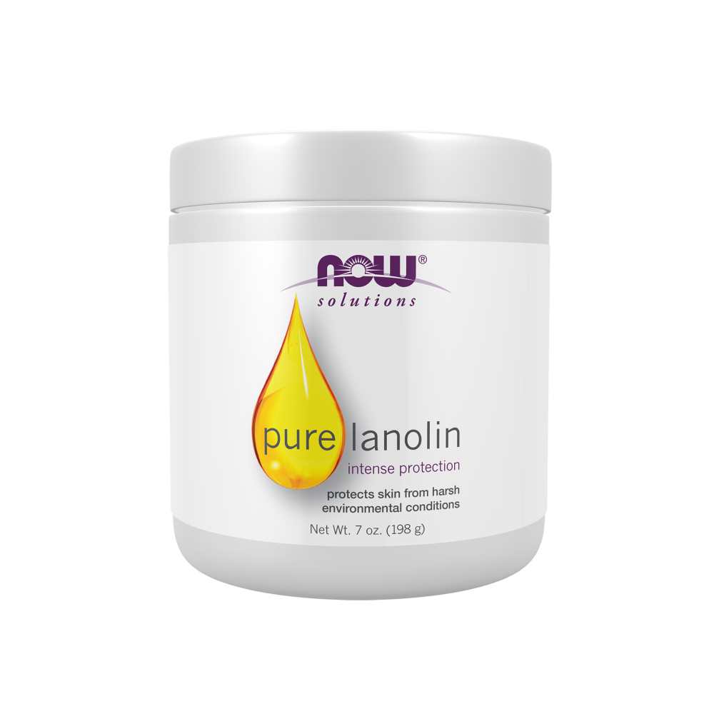 Now Foods Pure Lanolin – Intense Protection – Shields Skin from Harsh Environmental Conditions – 7 Oz. (198 G)