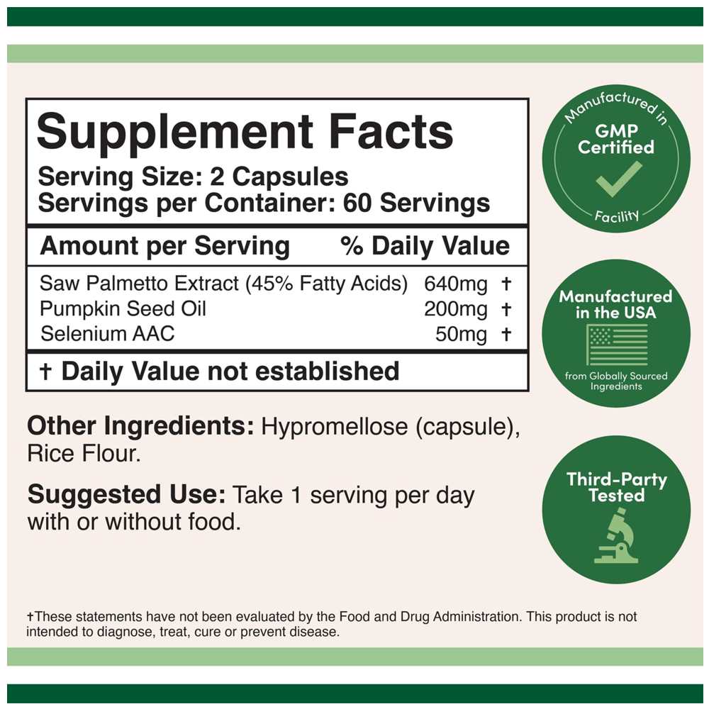 Double Wood Prostate Support – 120 Capsules – Men’s Health Formula