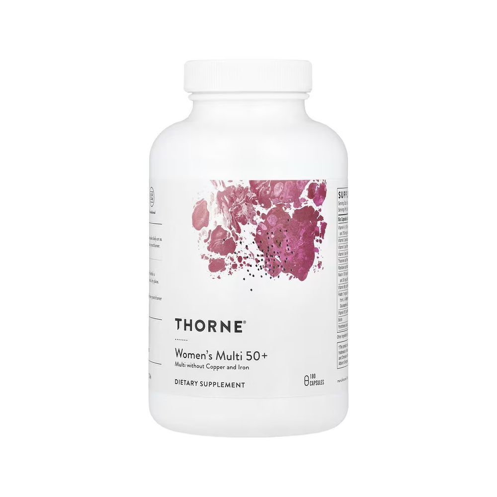 Thorne Women’s Multi 50+ - 180 Capsules | Multivitamin Without Copper & Iron
