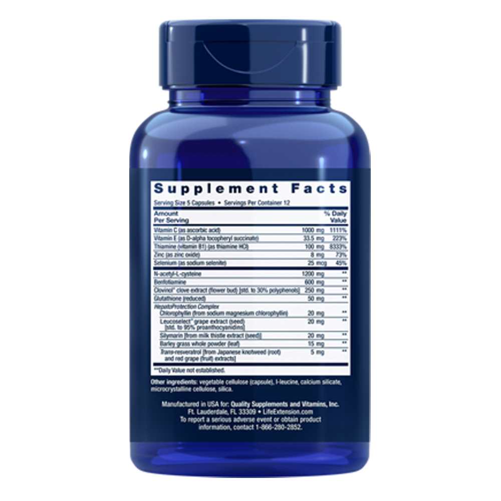 Life Extension Anti-Alcohol Hepato Protection Complex – 60 Capsules