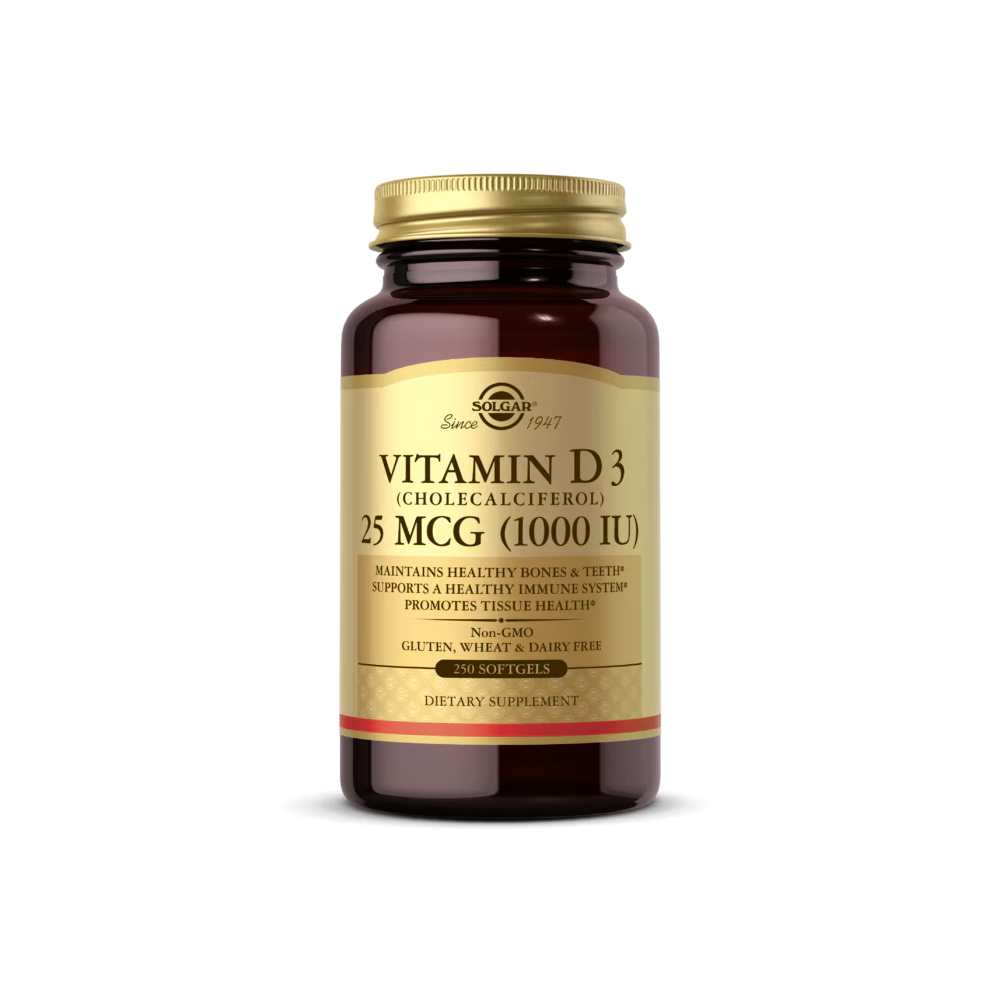 Solgar Vitamin D3 (cholecalciferol) 25 M Cg (1000 Iu) 100 Softgels