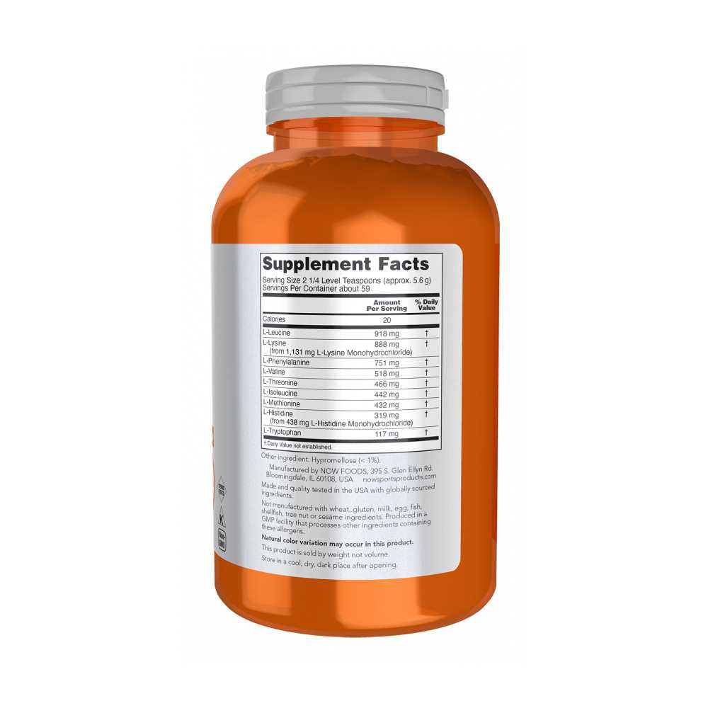 Now Sports Amino-9 Essentials™ – Essential Amino Acid Blend Powder – 330g